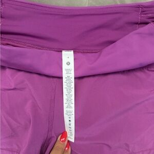 lululemon athletica Women's Vibrant Purple Athletic Shorts